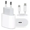 Cargador Para IPhone 20w USB C + Cable Lightning Original 1m Blanco